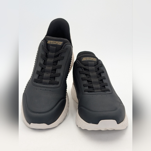 BOBS By Skechers™ Sz 12 Hands Free Slip-On Blk Sneaker Comfort Sole Heel Pillow - Picture 13 of 17